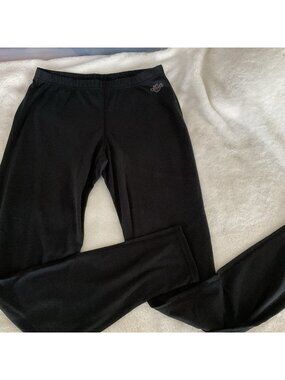 Hot Chillys Kid's Sz Large 10/12 Midweight Thermal Base Layer Pants Black Tights